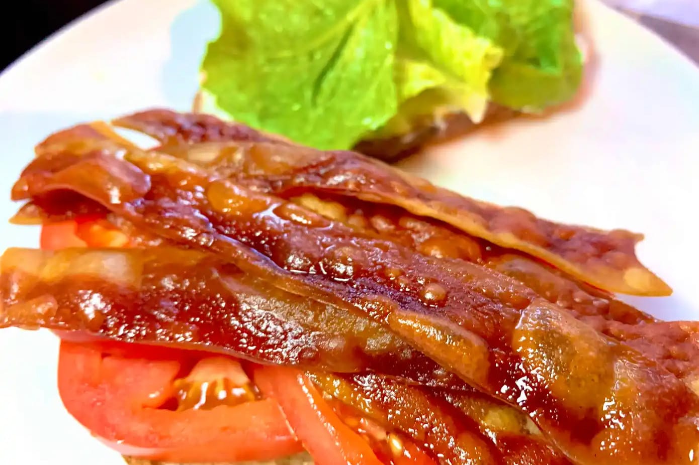 Umaro's bacon made from seaweed