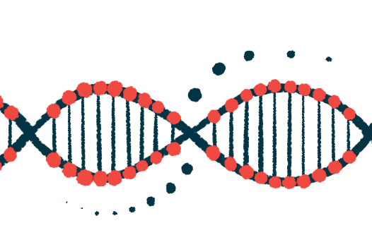 Schematic DNA strand